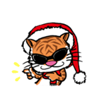 Christmas Edition Santa Tiger ＆ friends（個別スタンプ：36）