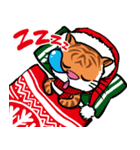Christmas Edition Santa Tiger ＆ friends（個別スタンプ：38）
