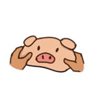 Buji the pig（個別スタンプ：40）