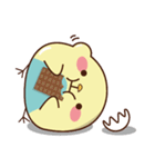 Blue belly chick（個別スタンプ：12）