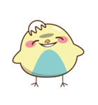 Blue belly chick（個別スタンプ：14）