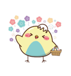 Blue belly chick（個別スタンプ：36）