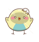 Blue belly chick（個別スタンプ：38）