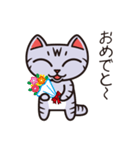 サバトラのスー（個別スタンプ：9）