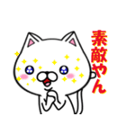 関西弁の白ネコ（個別スタンプ：34）