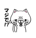 関西弁の白ネコ（個別スタンプ：37）