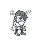 goofy style boy（個別スタンプ：7）