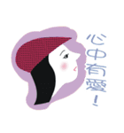 White face in my line-3（個別スタンプ：10）