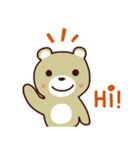 This is a tiny bear~（個別スタンプ：1）