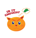 Birly the Cheerful Cat (English)（個別スタンプ：23）