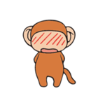 下山した猿（個別スタンプ：17）