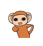 下山した猿（個別スタンプ：25）