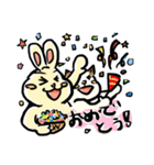 れっつ！うさぎくん（個別スタンプ：36）