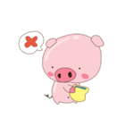 Naughty pig（個別スタンプ：14）