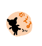 黒猫ちよちゃん（個別スタンプ：25）