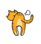 Cat with single eyelid（個別スタンプ：21）