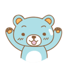 Cutie pastel bear（個別スタンプ：4）