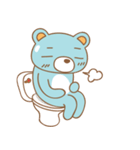 Cutie pastel bear（個別スタンプ：32）