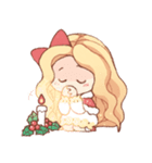 Rapunzel's Merry Christmas（個別スタンプ：30）