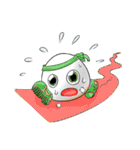 The Bun Family- Veggie Bun（個別スタンプ：31）