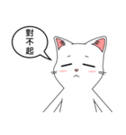 Friends cat, practical dialogue set.（個別スタンプ：5）