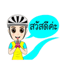 Kom Kom Cycling Sticker for Bicycle（個別スタンプ：1）