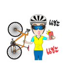 Kom Kom Cycling Sticker for Bicycle（個別スタンプ：40）