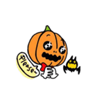 Mr. Pumpkin ＆ Bat（個別スタンプ：7）