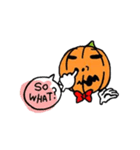 Mr. Pumpkin ＆ Bat（個別スタンプ：15）