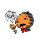 Mr. Pumpkin ＆ Bat（個別スタンプ：35）