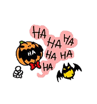 Mr. Pumpkin ＆ Bat（個別スタンプ：38）