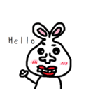 Ugly rabbit is so cute.（個別スタンプ：10）