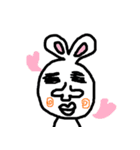 Ugly rabbit is so cute.（個別スタンプ：13）