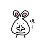 Ugly rabbit is so cute.（個別スタンプ：23）