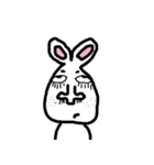 Ugly rabbit is so cute.（個別スタンプ：26）