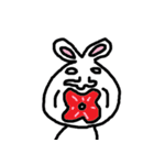 Ugly rabbit is so cute.（個別スタンプ：29）