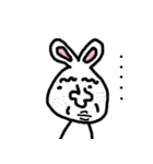 Ugly rabbit is so cute.（個別スタンプ：38）