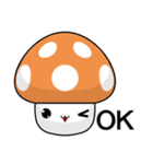 Color Mushrooms (Happy Day)（個別スタンプ：29）