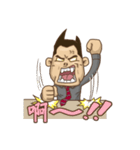 What's up？ ！ Angry Man（個別スタンプ：15）