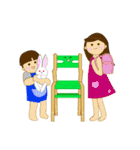 rabi kids chair-2（個別スタンプ：4）