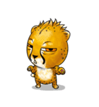 Funny little cheetah 2（個別スタンプ：4）