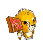 Funny little cheetah 2（個別スタンプ：8）