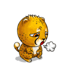 Funny little cheetah 2（個別スタンプ：10）