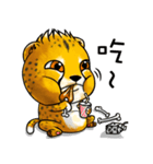 Funny little cheetah 2（個別スタンプ：24）