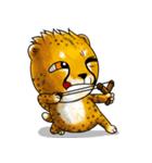 Funny little cheetah 2（個別スタンプ：28）