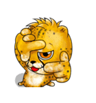 Funny little cheetah 2（個別スタンプ：32）