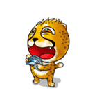 Funny little cheetah 2（個別スタンプ：36）