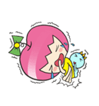 Apple girl gaga 3（個別スタンプ：3）