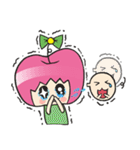 Apple girl gaga 3（個別スタンプ：4）