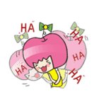 Apple girl gaga 3（個別スタンプ：5）